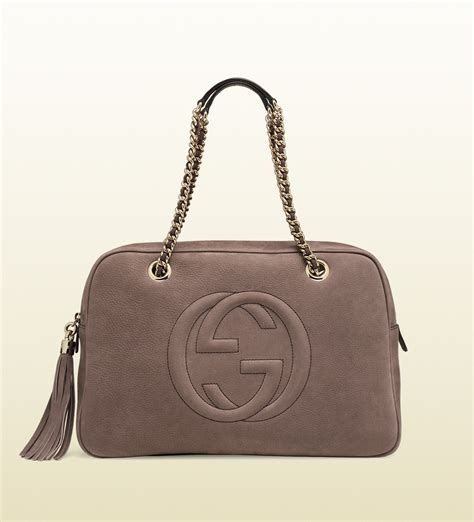 gucci soho nubuck leather bag|gucci soho shoulder bag medium.